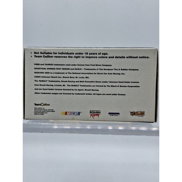 Matt Kenseth #17 Ford Taurus NASCAR 2000 Team Caiber Owners Series. Roush Racing - Picture 7 of 7